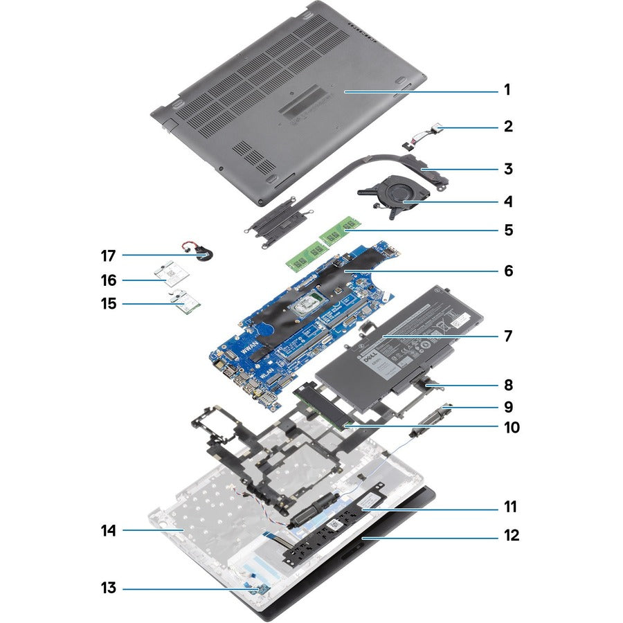 Alternate-Image7 Image for Dell Latitude 5000 5400 14" Chromebook - HD - Intel Celeron 4305U - 4 GB - 64 GB Flash Memory - English (US) Keyboard - Carbon Fiber