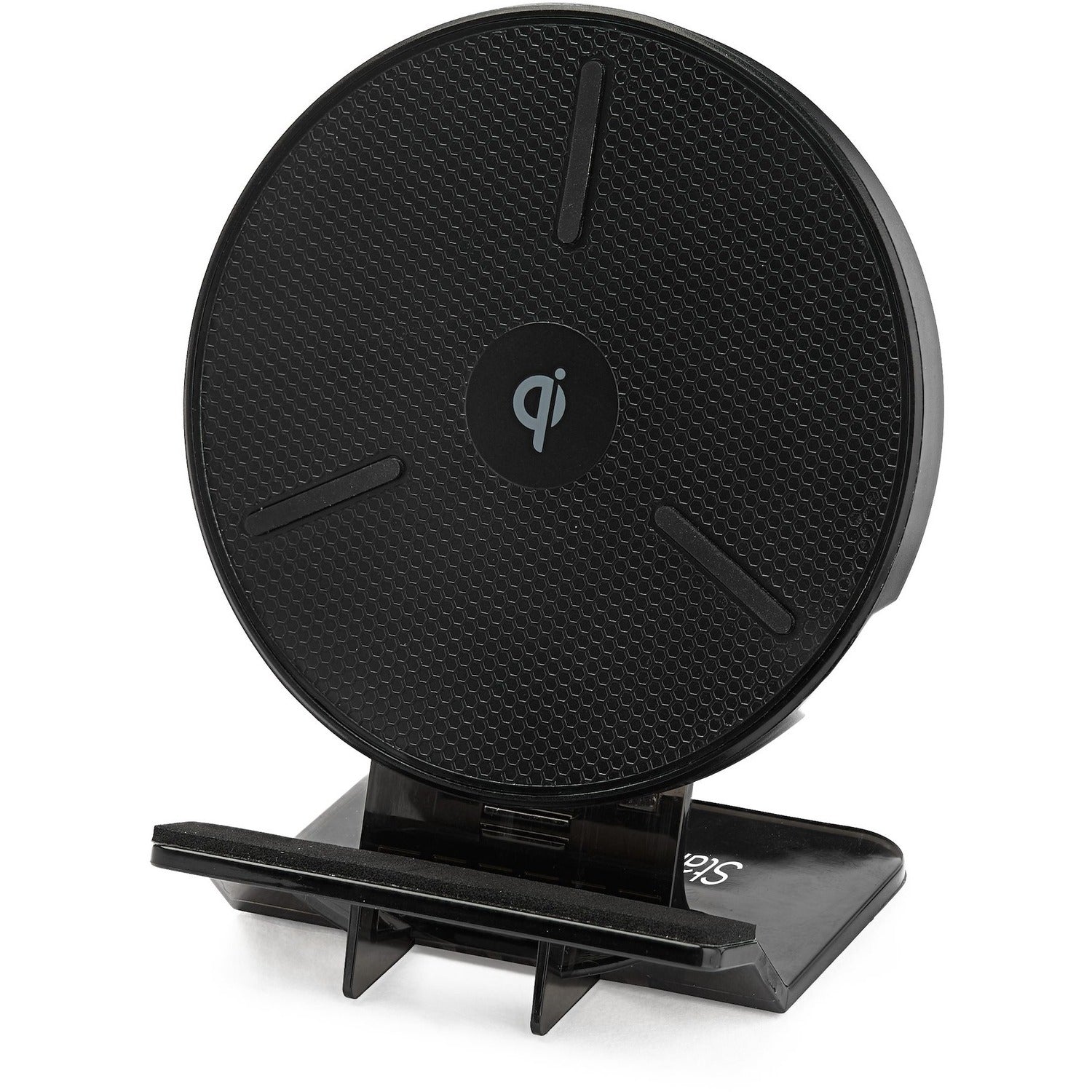 Main Image for StarTech.com 15W Qi Wireless Charging Stand, Universal Qi Certified Wireless Charger Stand or Pad, For iPhone/Samsung Galaxy/Google Pixel