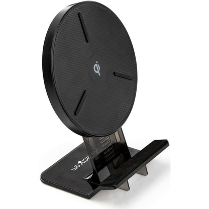 Right Image for StarTech.com 15W Qi Wireless Charging Stand, Universal Qi Certified Wireless Charger Stand or Pad, For iPhone/Samsung Galaxy/Google Pixel