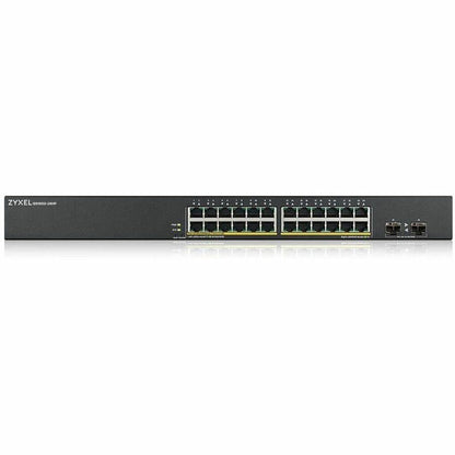 Alternate-Image2 Image for ZYXEL GS1900-24HPv2 24-Port Gigabit Smart Managed PoE Switch | 24 PoE+ Ports at 170W with 2 SFP Uplinks | TAA Compliant