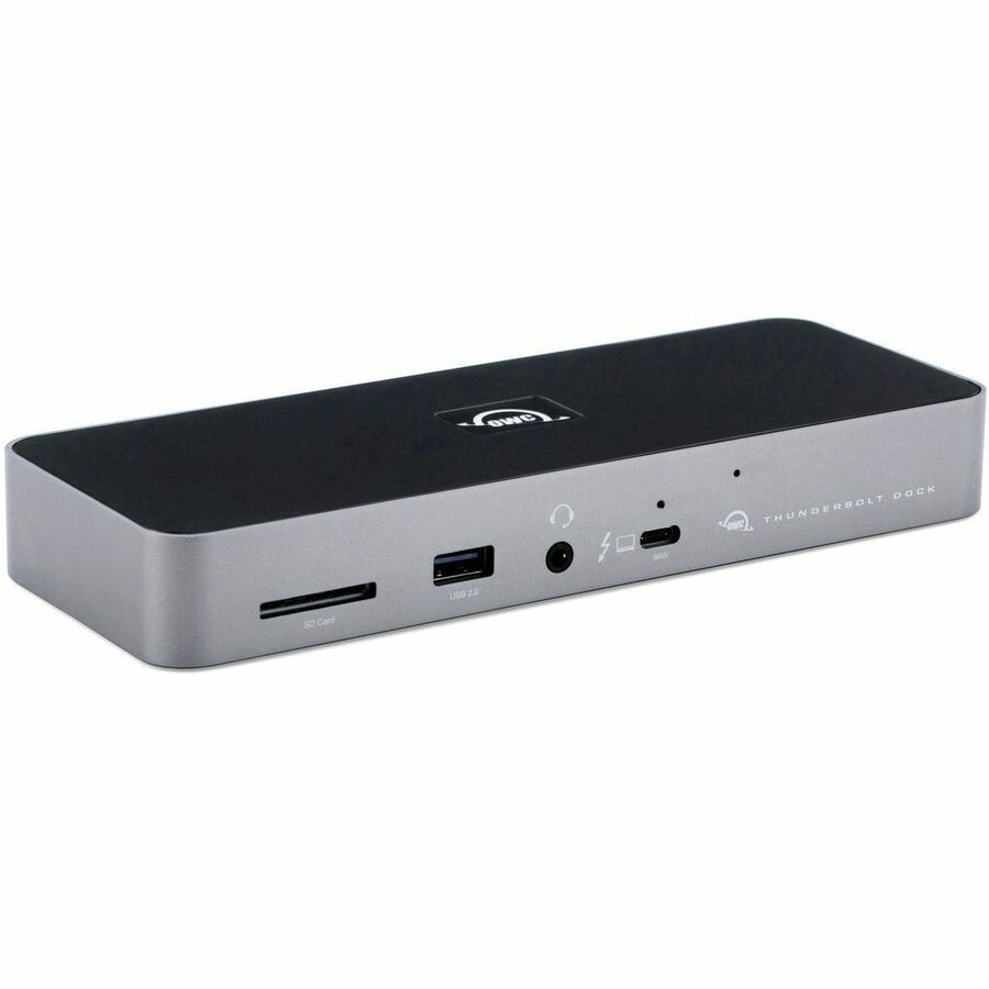 Alternate-Image1 Image for OWC 11-Port Thunderbolt Dock for Mac/PC with 96W Power - Thunderbolt 4 - Ethernet - Reader - USB - Audio