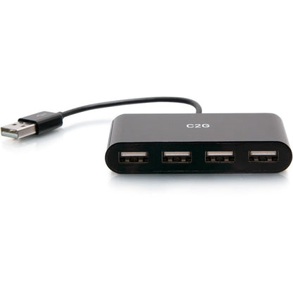 Alternate-Image1 Image for C2G 4-Port USB Hub - USB 2.0 Hub - USB Multiport Hub - 480Mbps