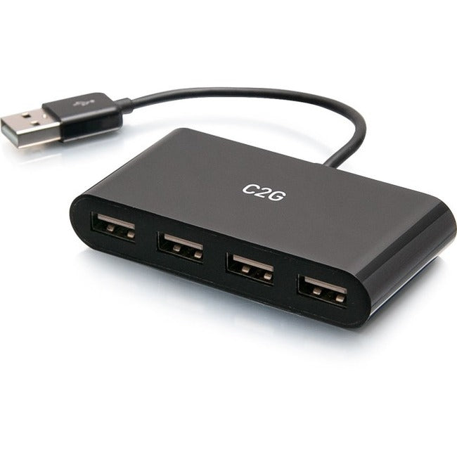 Main Image for C2G 4-Port USB Hub - USB 2.0 Hub - USB Multiport Hub - 480Mbps