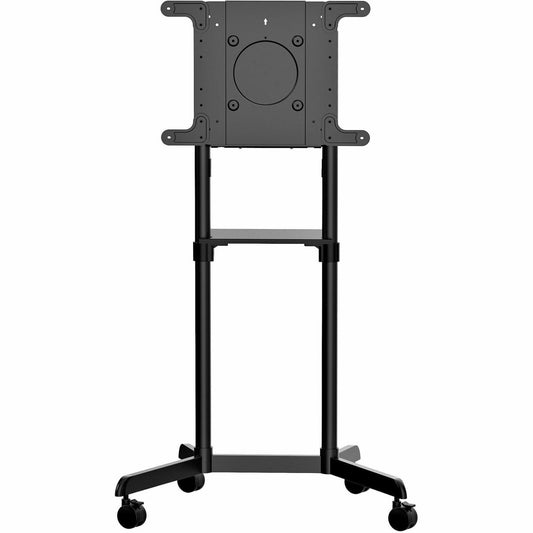 Main Image for StarTech.com Mobile TV Cart, Portable Rolling TV Stand, 37-70 inch VESA Display Mount (154lb/70kg), Shelf & Storage, Rotate/Tilt Display