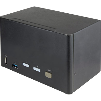 Main Image for StarTech.com 2 Port Quad Monitor DisplayPort KVM Switch 4K 60Hz UHD HDR, DP 1.2 KVM Switch, 2 Port USB 3.0 Hub, 4x USB HID, Audio, Hotkey
