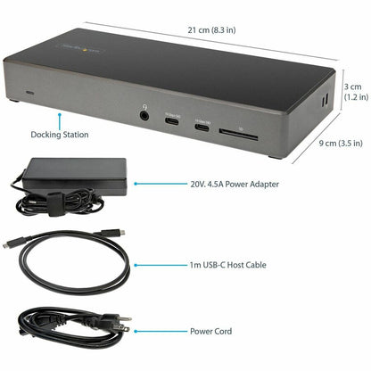 Alternate-Image4 Image for StarTech.com USB C Dock, Triple 4K Monitor USB-C Docking Station with DP 1.4 & DSC, 2x DisplayPort & 1x HDMI, 100W PD, 6x USB (2x 10Gbps)
