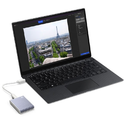 Alternate-Image7 Image for Seagate One Touch STKG1000402 1000 GB Solid State Drive - 2.5" External - SATA - Blue
