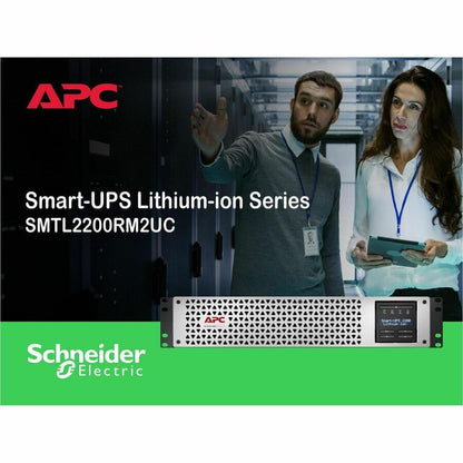 Alternate-Image2 Image for APC Smart-UPS, Line Interactive, 2200VA, Lithium-ion, Rackmount 2U, 120V, 2x NEMA 5-20R+6x NEMA 5-15R outlets, SmartConnect Port+SmartSlot, AVR, LCD