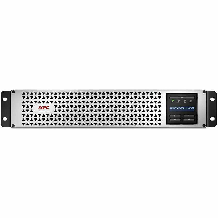 Front Image for APC Smart-UPS, Line Interactive, 1000VA, Lithium-ion, Rackmount 2U, 120V, 6x NEMA 5-15R outlets, SmartConnect Port+Network Card, Short Depth, AVR