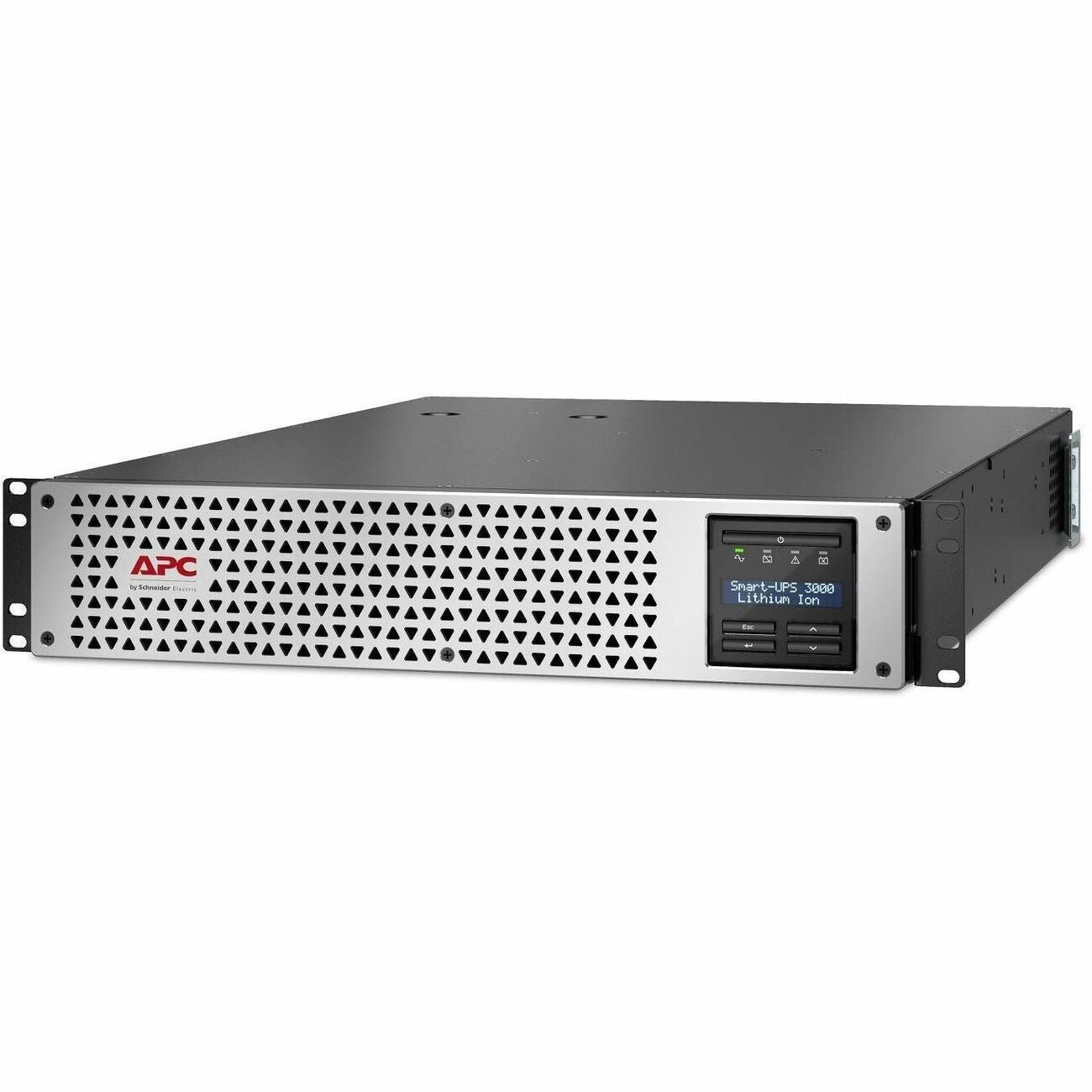 Main Image for APC Smart-UPS, Line Interactive, 3kVA, Lithium-ion, Rackmount 2U, 120V, 2x NEMA 5-20R+6x NEMA 5-15R outlets, SmartConnect Port+SmartSlot, AVR, LCD