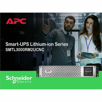 Alternate-Image3 Image for APC Smart-UPS, Line Interactive, 3kVA, Lithium-ion, Rackmount 2U, 120V, 2x NEMA 5-20R+6x NEMA 5-15R outlets, SmartConnect Port+Network Card, AVR, LCD