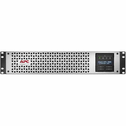 Front Image for APC Smart-UPS, Line Interactive, 3kVA, Lithium-ion, Rackmount 2U, 120V, 2x NEMA 5-20R+6x NEMA 5-15R outlets, SmartConnect Port+Network Card, AVR, LCD