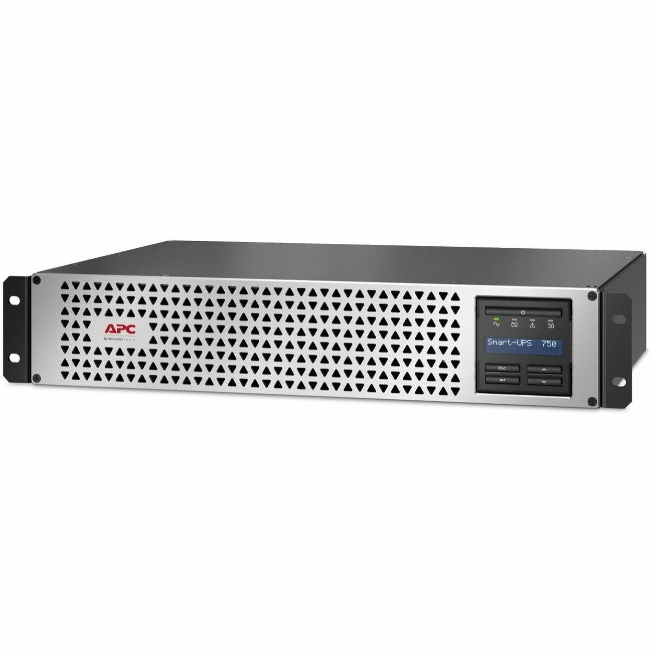 Main Image for APC Smart-UPS, Line Interactive, 750VA, Lithium-ion, Rackmount 2U, 120V, 6x NEMA 5-15R outlets, SmartConnect Port+Network Card, Short Depth, AVR