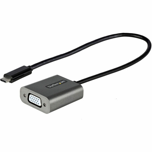 Main Image for StarTech USB C to VGA Adapter, 1080p USB Type-C to VGA Adapter Dongle, USB-C to VGA Monitor/Display Video Converter, 12" Long Cable