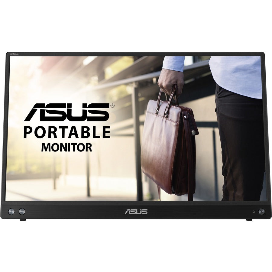 Front Image for Asus ZenScreen MB16ACV 16" Class LCD Monitor - 16:9 - Silver