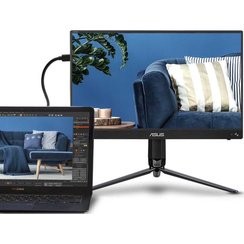 Alternate-Image5 Image for Asus ZenScreen MB16ACV 16" Class LCD Monitor - 16:9 - Silver