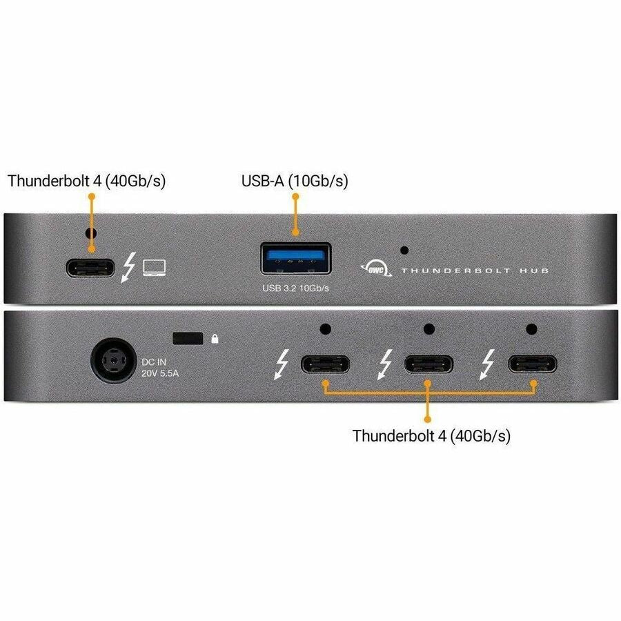 Alternate-Image5 Image for OWC Thunderbolt 4 Hub With 5 Ports