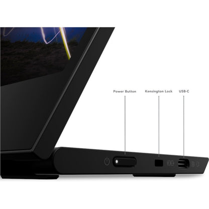 Alternate-Image2 Image for Lenovo ThinkVision M15 16" Class Full HD LED Monitor - 16:9 - Raven Black