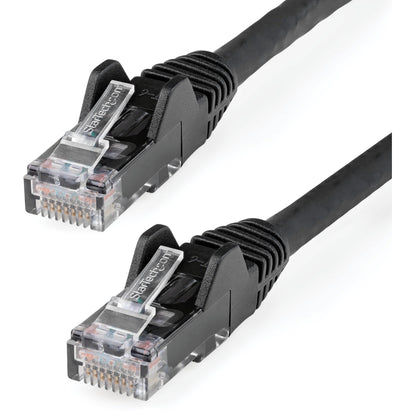 Main Image for StarTech.com 7ft (2m) CAT6 Ethernet Cable, LSZH (Low Smoke Zero Halogen) 10 GbE Snagless 100W PoE UTP RJ45 Black Network Patch Cord, ETL