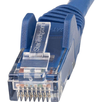 Alternate-Image2 Image for StarTech.com 50ft (15m) CAT6 Ethernet Cable, LSZH (Low Smoke Zero Halogen) 10 GbE Snagless 100W PoE UTP RJ45 Blue Network Patch Cord, ETL