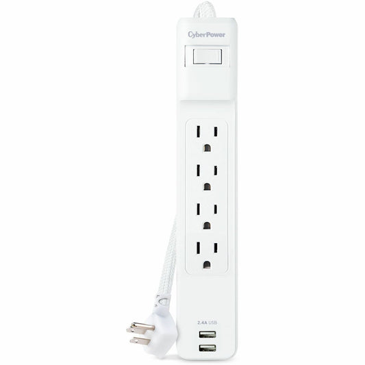 Main Image for CyberPower P406U Home Office 4 - Outlet Surge Protector with 500 J Surge Suppression