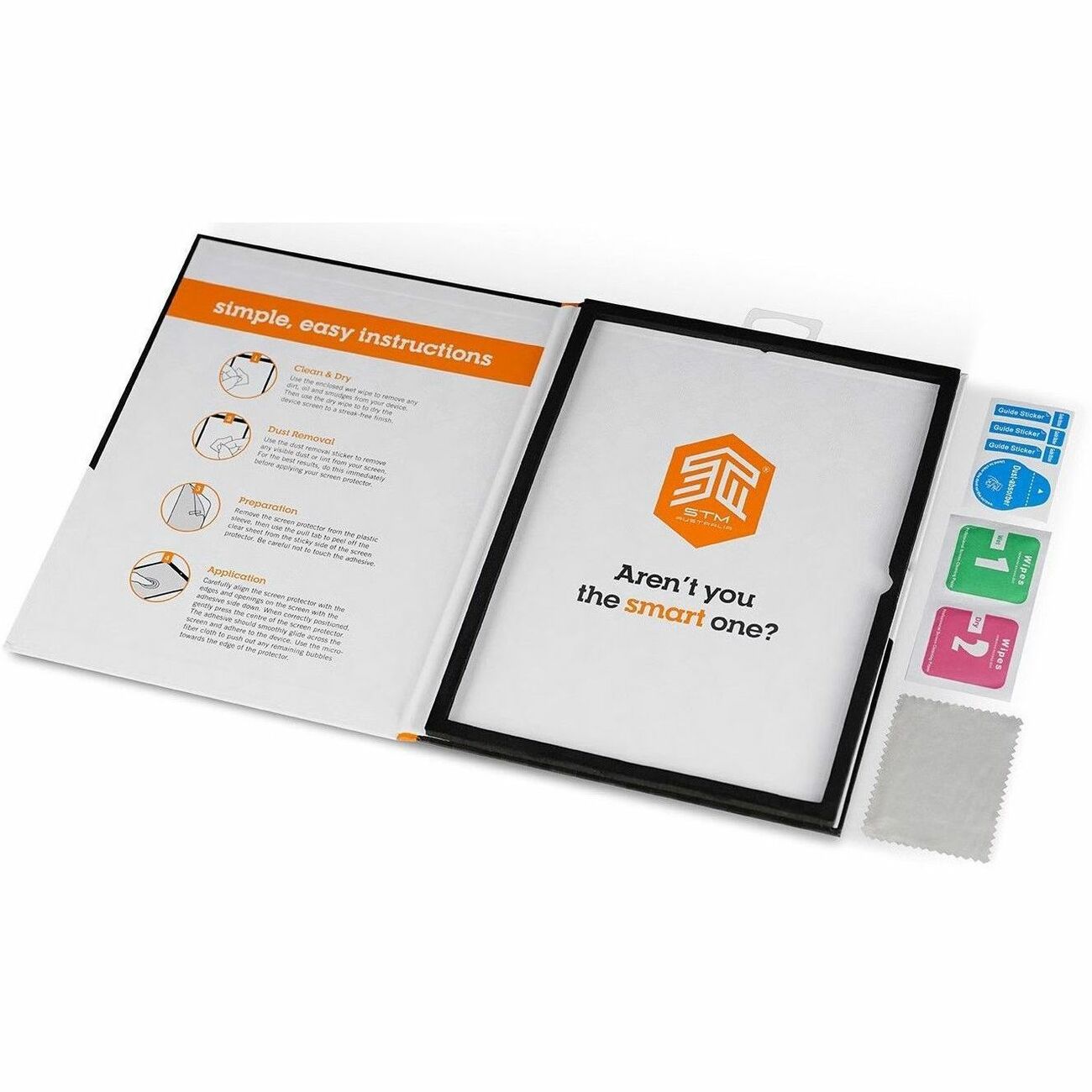 Main Image for STM Goods Glass Screen Protector for iPad Pro, iPad Air, iPad and iPad Mini Clear