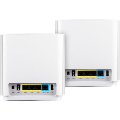 Rear Image for Asus ZenWiFi ET8 ET8 (W-2-PK) Wi-Fi 6 IEEE 802.11ax  Wireless Router