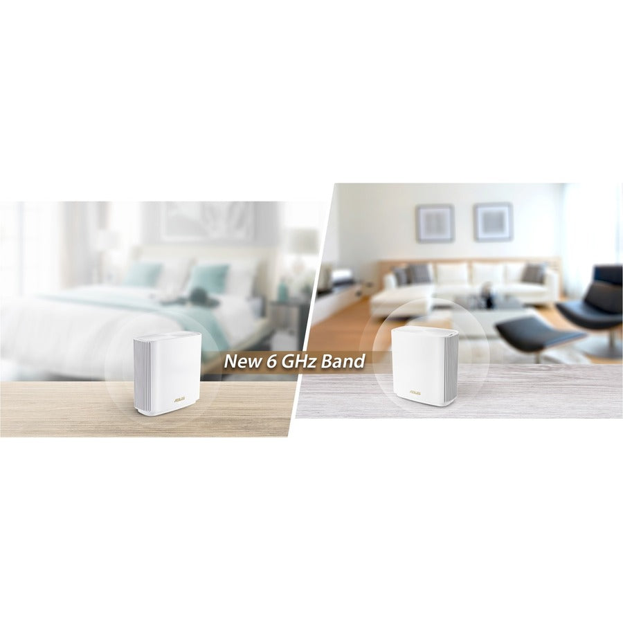 Alternate-Image2 Image for Asus ZenWiFi ET8 ET8 (W-2-PK) Wi-Fi 6 IEEE 802.11ax  Wireless Router