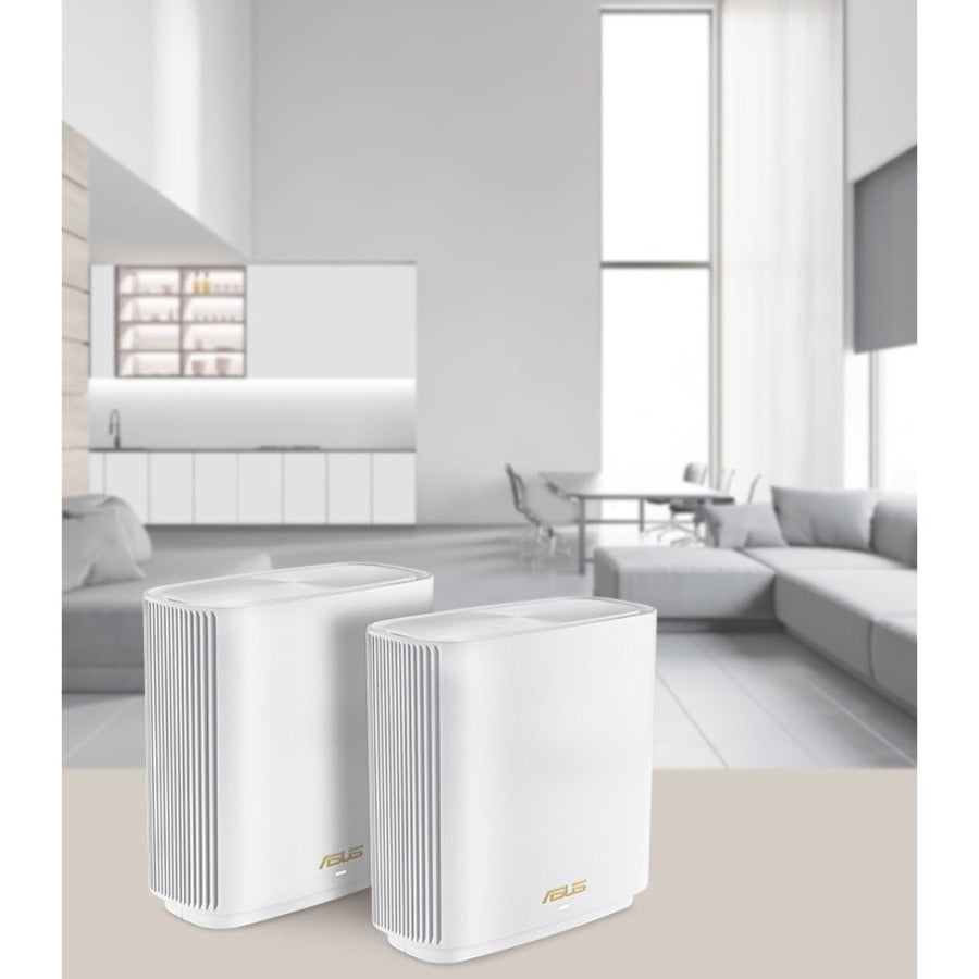 Alternate-Image3 Image for Asus ZenWiFi ET8 ET8 (W-2-PK) Wi-Fi 6 IEEE 802.11ax  Wireless Router