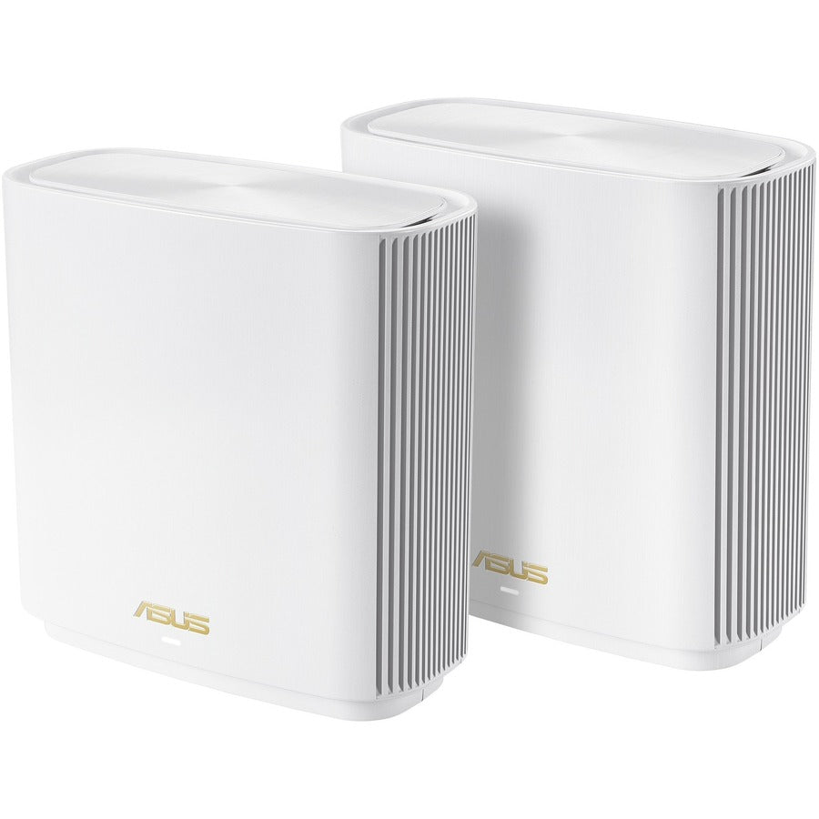 Left Image for Asus ZenWiFi ET8 ET8 (W-2-PK) Wi-Fi 6 IEEE 802.11ax  Wireless Router