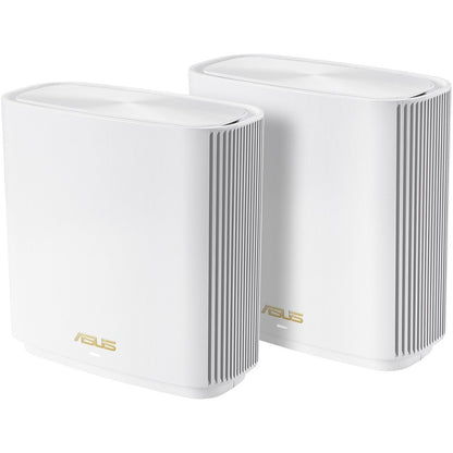 Left Image for Asus ZenWiFi ET8 ET8 (W-2-PK) Wi-Fi 6 IEEE 802.11ax  Wireless Router