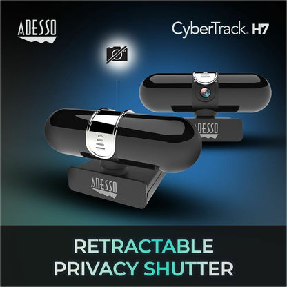 Alternate-Image4 Image for Adesso CyberTrack CyberTrack H7 Webcam - 4 Megapixel - 30 fps - USB 2.0 - TAA Compliant