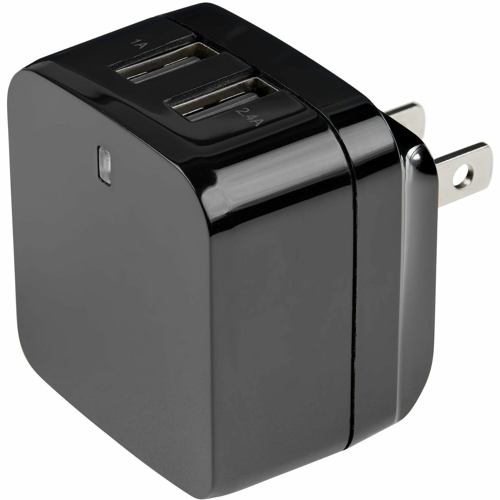 Main Image for StarTech.com 2 Port USB Wall Charger, 17W Wall Charger Hub (2.4A & 1A port), Dual USB-A Power Adapter, Portable Charger for Phones/Tablets