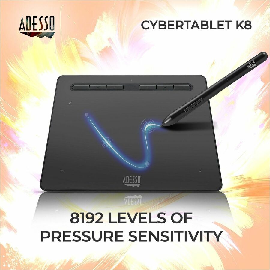 Alternate-Image2 Image for Adesso 8" x 5" Graphic Tablet