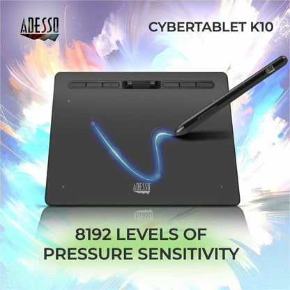 Alternate-Image2 Image for Adesso 10" x 6" Graphic Tablet