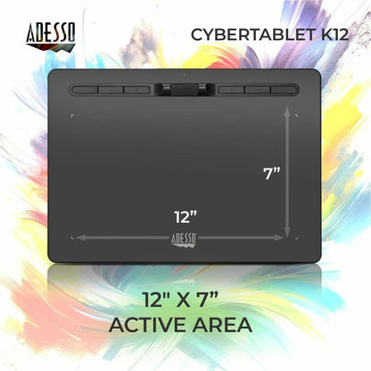 Alternate-Image1 Image for Adesso 12" x 7" Graphic Tablet