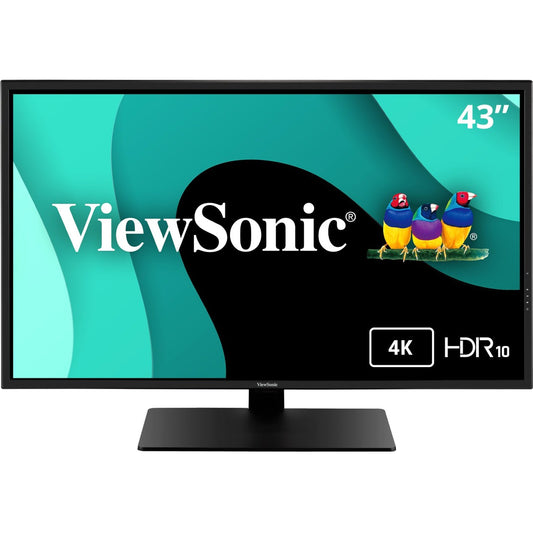 Main Image for ViewSonic VX4381-4K 43" 4K UHD Monitor with HDR10, HDMI and DisplayPort