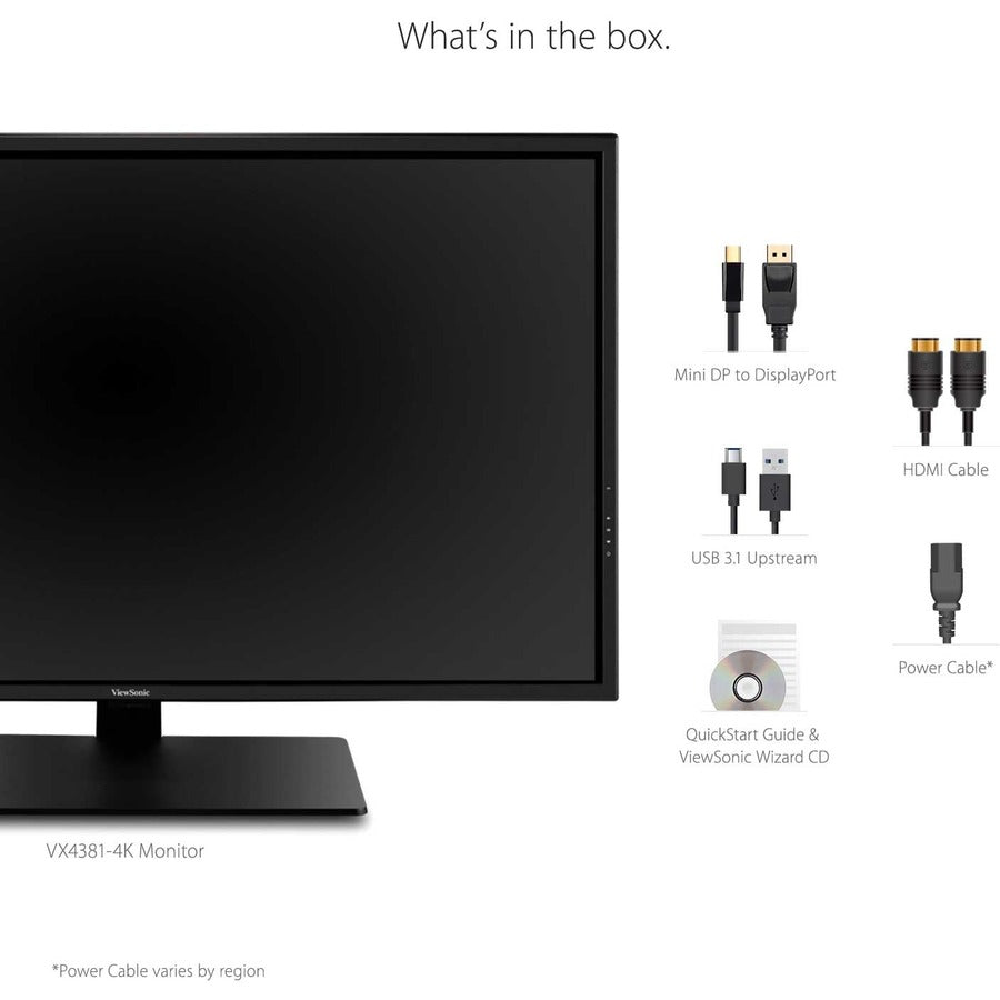 Alternate-Image10 Image for ViewSonic VX4381-4K 43" 4K UHD Monitor with HDR10, HDMI and DisplayPort