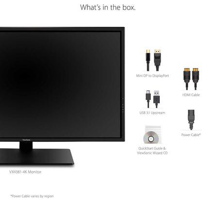 Alternate-Image10 Image for ViewSonic VX4381-4K 43" 4K UHD Monitor with HDR10, HDMI and DisplayPort