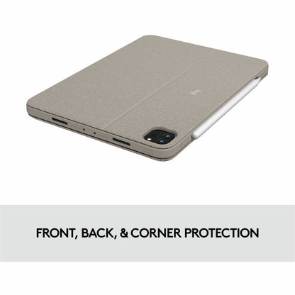 Alternate-Image1 Image for Logitech Combo Touch Keyboard/Cover Case for 11" Apple iPad Pro (3rd Generation), iPad Pro (2nd Generation), iPad Pro Tablet - Sand