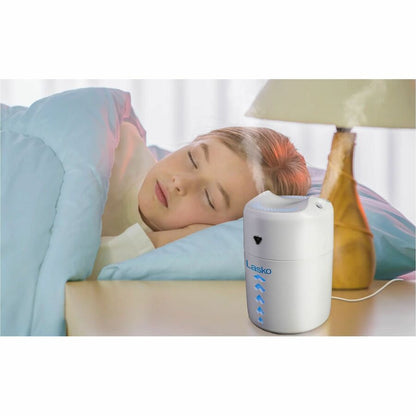 Alternate-Image7 Image for Lasko Ultrasonic Personal Cool Mist Humidifier with Nightlight, UH150, White