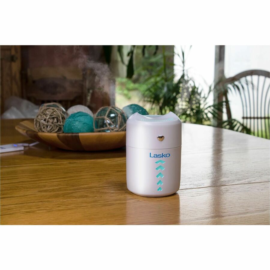 Alternate-Image6 Image for Lasko Ultrasonic Personal Cool Mist Humidifier with Nightlight, UH150, White