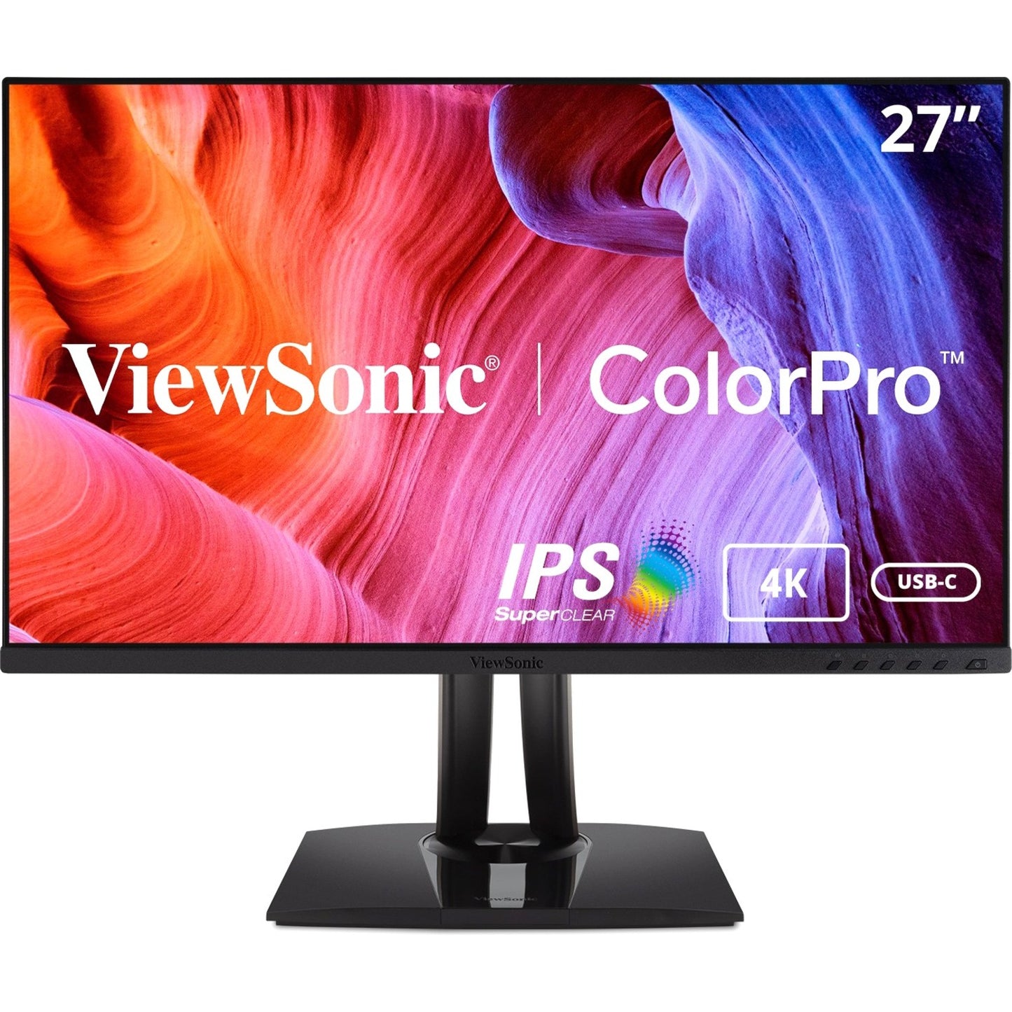 Main Image for ViewSonic VP2756-4K 27" ColorPro 4K UHD IPS Monitor with 60W Powered USB C, sRGB and Pantone Validated