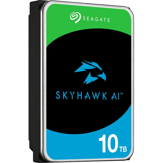 Main Image for Seagate SkyHawk AI ST10000VE001 10 TB Hard Drive - 3.5" Internal - SATA (SATA/600) - Conventional Magnetic Recording (CMR) Method