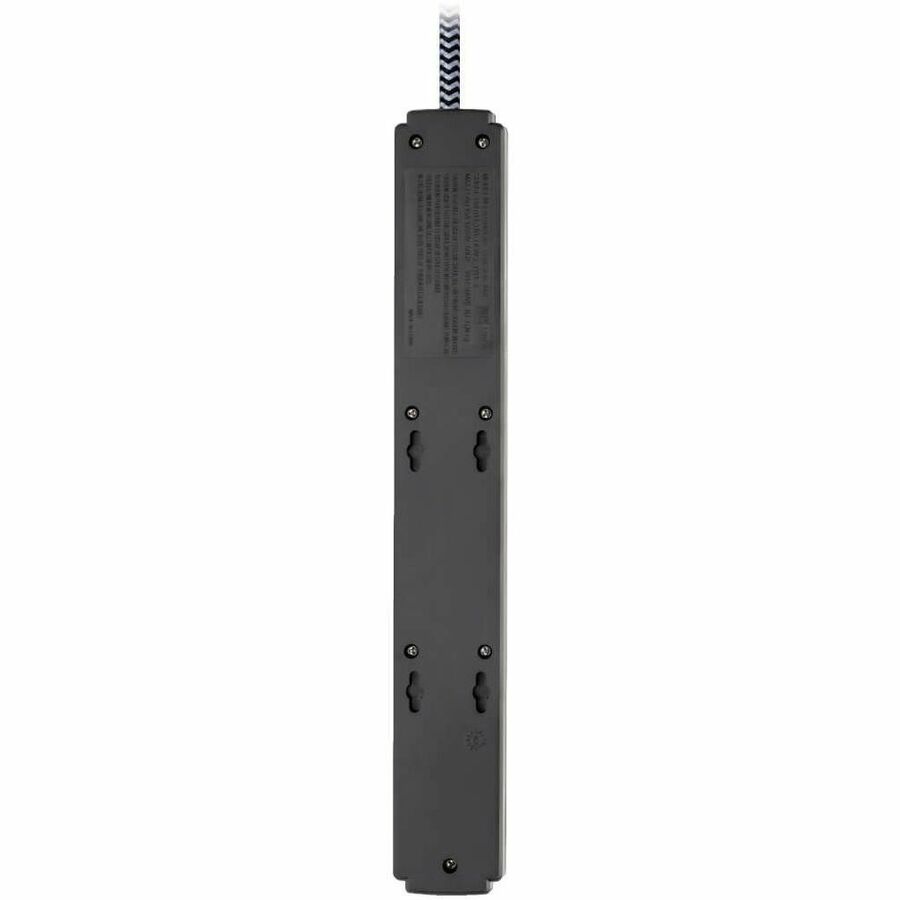 Alternate-Image3 Image for Eaton Tripp Lite Series Safe-IT 6-Outlet Surge Protector, 2 USB Charging Ports, 10 ft. Cord, 5-15P Plug, 990 Joules, Antimicrobial Protection, Black