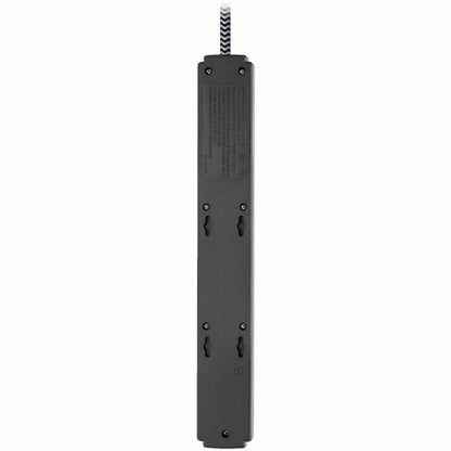 Alternate-Image3 Image for Eaton Tripp Lite Series Safe-IT 6-Outlet Surge Protector, 2 USB Charging Ports, 10 ft. Cord, 5-15P Plug, 990 Joules, Antimicrobial Protection, Black