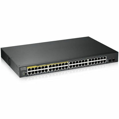 Alternate-Image1 Image for ZYXEL GS1900-48HPv2 24-Port Gigabit Smart Managed PoE Switch | 24 PoE+ Ports at 170W with 2 SFP Uplinks