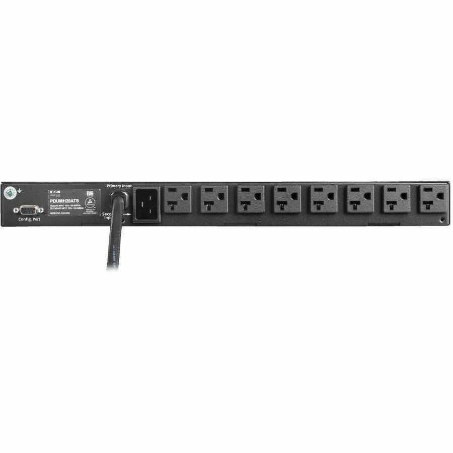 Rear Image for Tripp Lite by Eaton PDU 1.92kW 120V Single-Phase ATS/Local Metered PDU - 16 5-15/20R Outlets Dual L5-20P/5-20P Inputs 12 ft. Cords 1U TAA