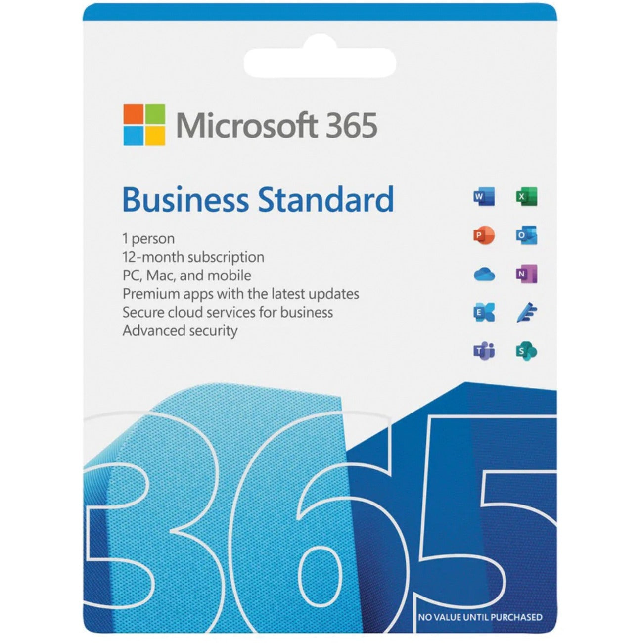Main Image for Microsoft 365 Business Standard FPP - Complete Product - 1 User, 5 Device - 1 Year