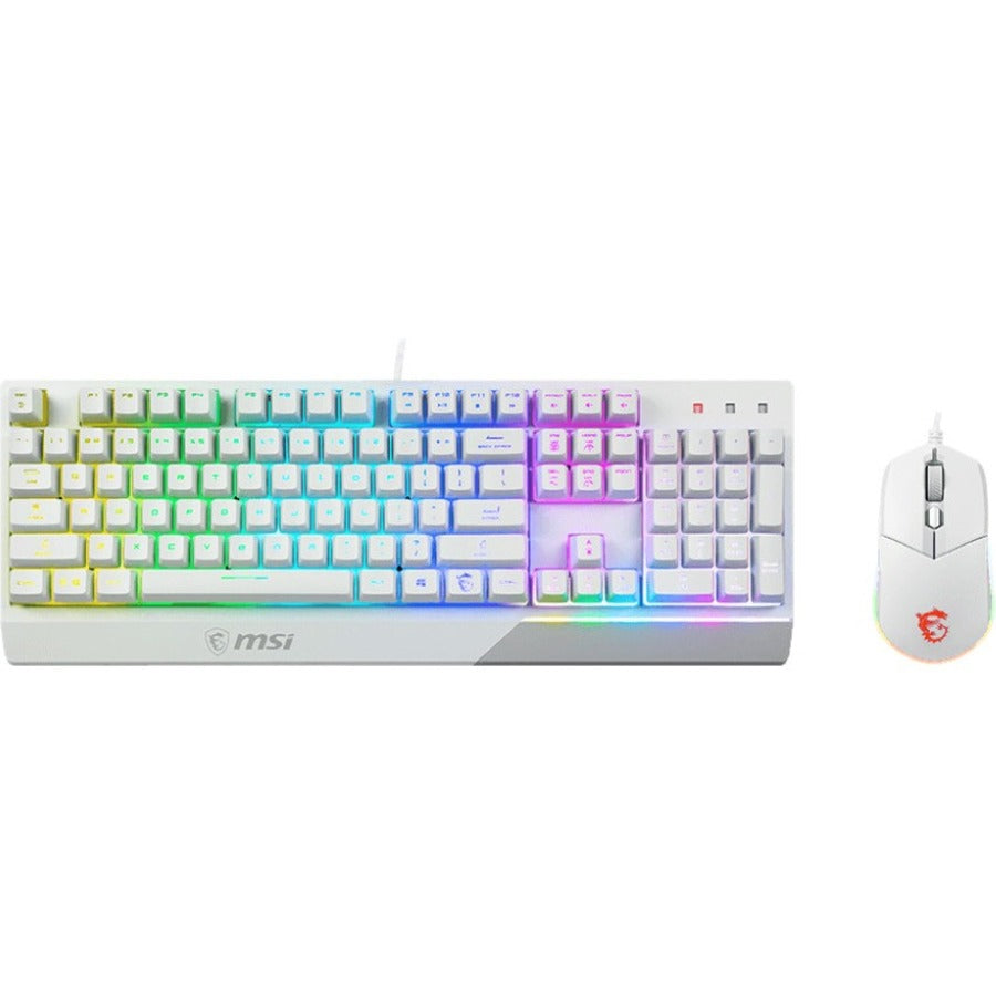 Alternate-Image1 Image for MSI Vigor GK30 White Gaming Keyboard